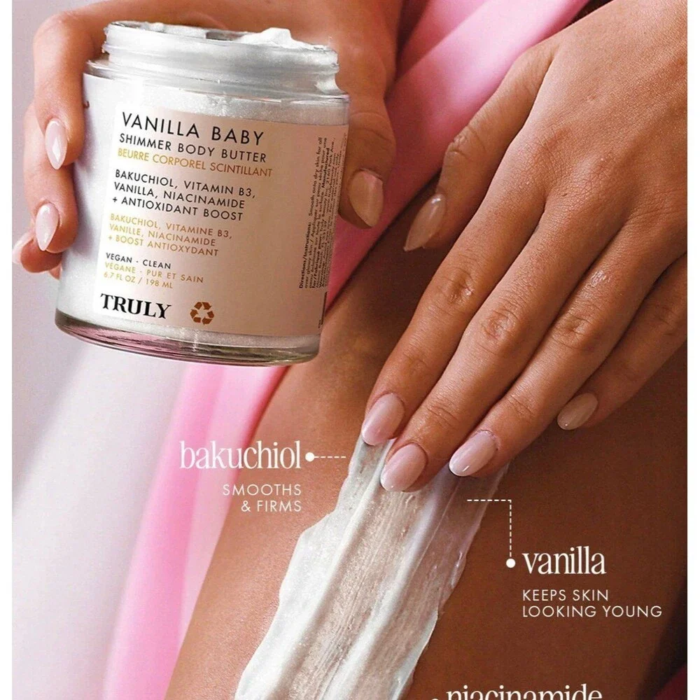 Truly Vanilla Baby Shimmer Body Butter.